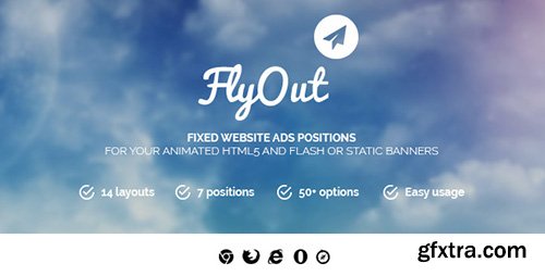 CodeCanyon - FlyOut v1.0 - Fixed and Sticky Website Banner Positions - 11331470
