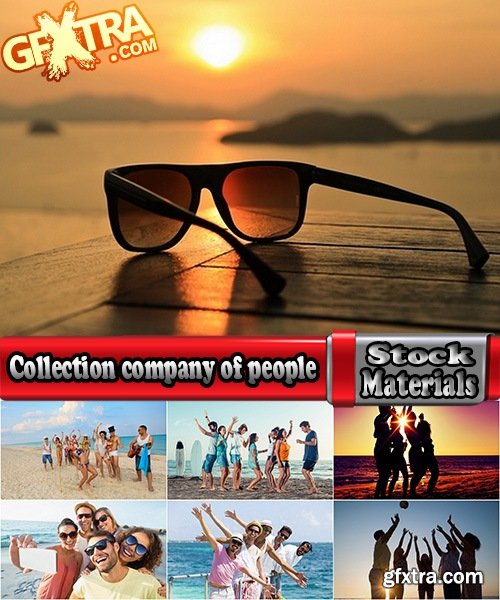 Collection company of people at the beach party fun beach vacation sea 25 HQ Jpeg
