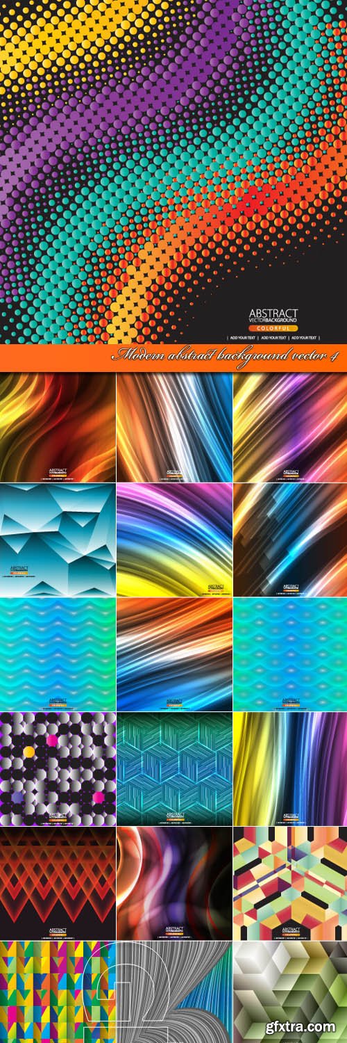 Modern abstract background vector 4