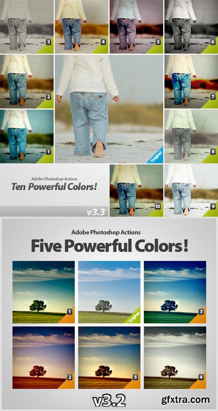 Powerful Colors - Photoshop Actions