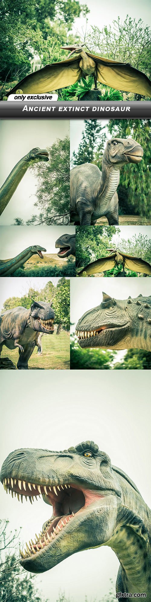 Ancient extinct dinosaur - 7 UHQ JPEG