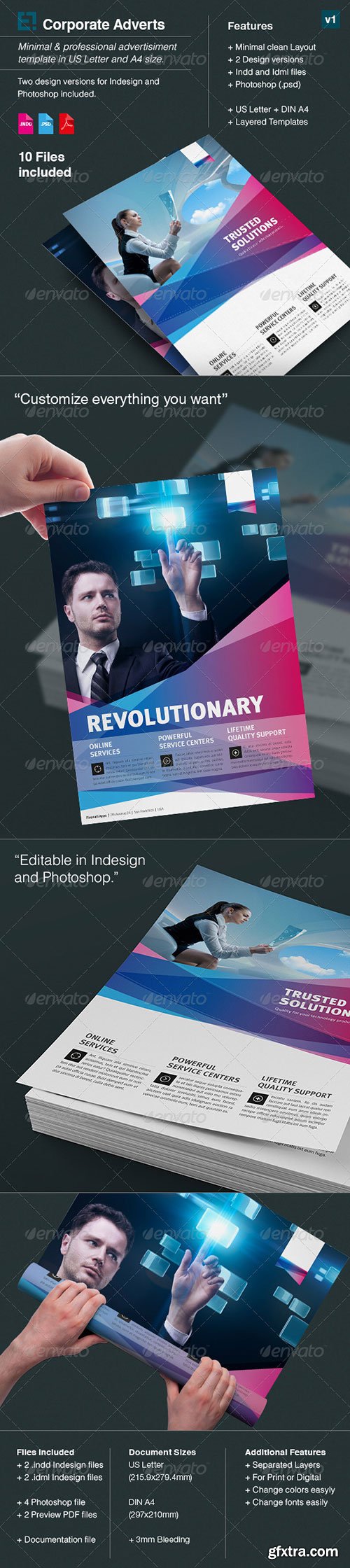 GraphicRiver - Corporate Flyer / Ad Template / US Letter / Din A4
