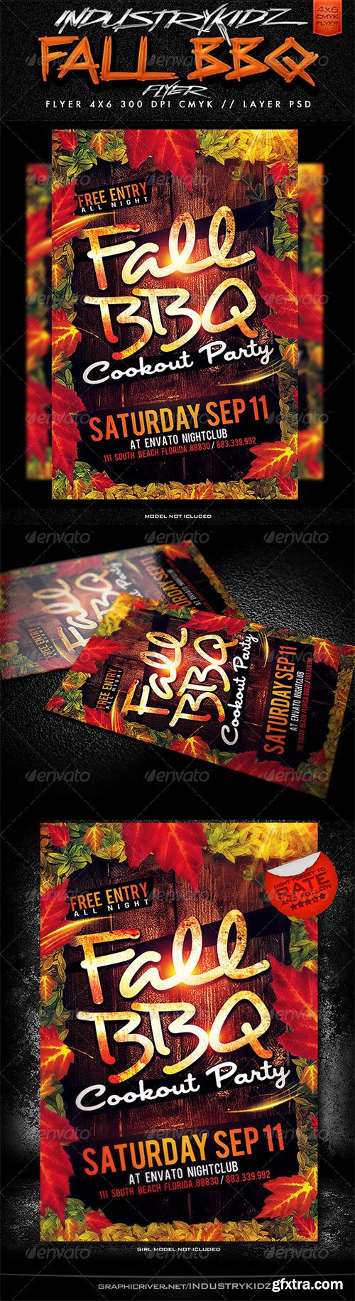 GraphicRiver - Fall BBQ Flyer Template