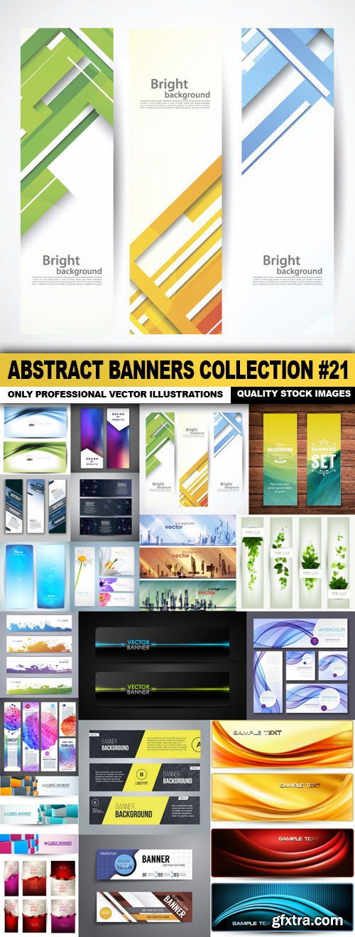 Abstract Banners Collection #21 - 20 Vectors