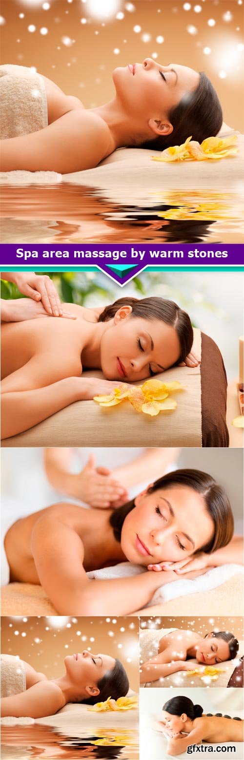 Spa area massage by warm stones 5x JPEG