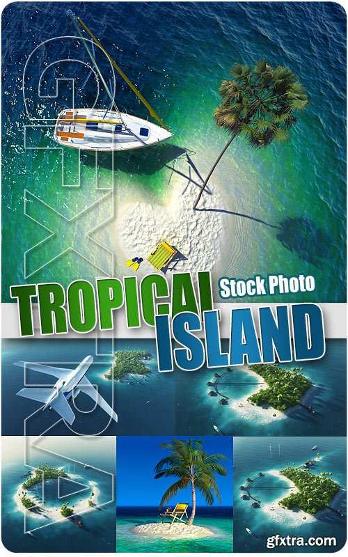 Tropical island - UHQ Stock Photo