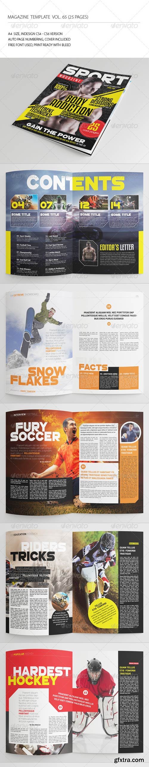 GraphicRiver - 25 Pages Sport Magazine Vol65 - 8141768