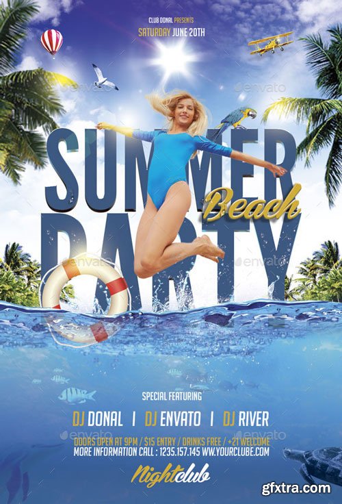 GraphicRiver - Summer Beach Party - 10829793