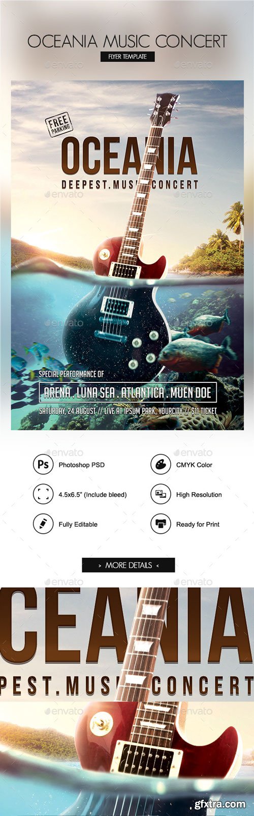 GraphicRiver - Oceania Music Concert Flyer - 11020757