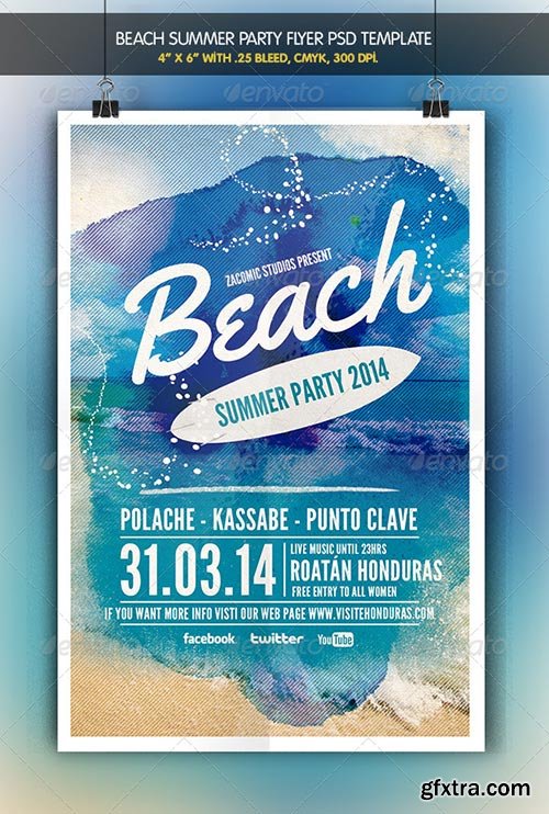 GraphicRiver - Beach Party | Flyer Template