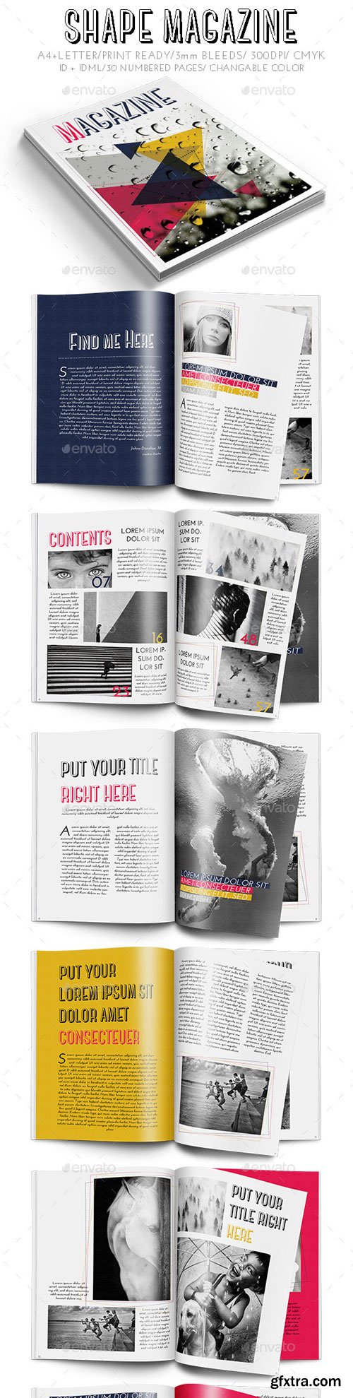 GraphicRiver - Shape Magazine - 9629787