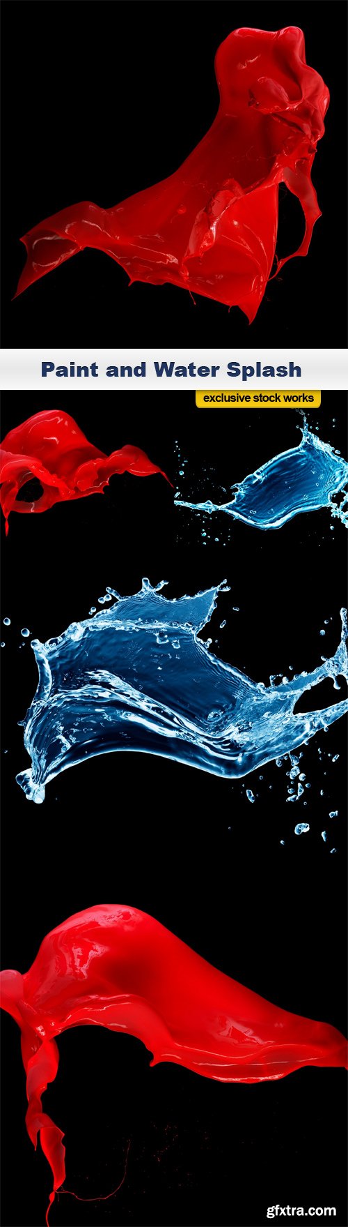 Paint and Water Splash - 5 UHQ JPEG