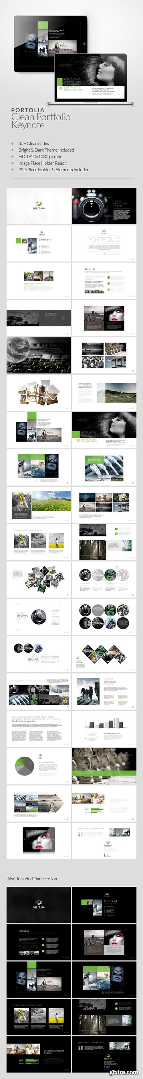 GraphicRiver - Portolia Multipurpose Clean Portfolio Keynote