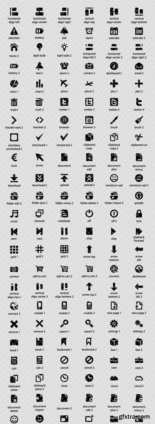 Vector 270 icons Mix