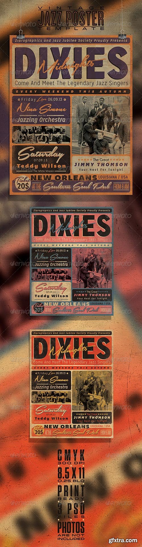 GraphicRiver - Vintage Jazz Event Poster/Flyer