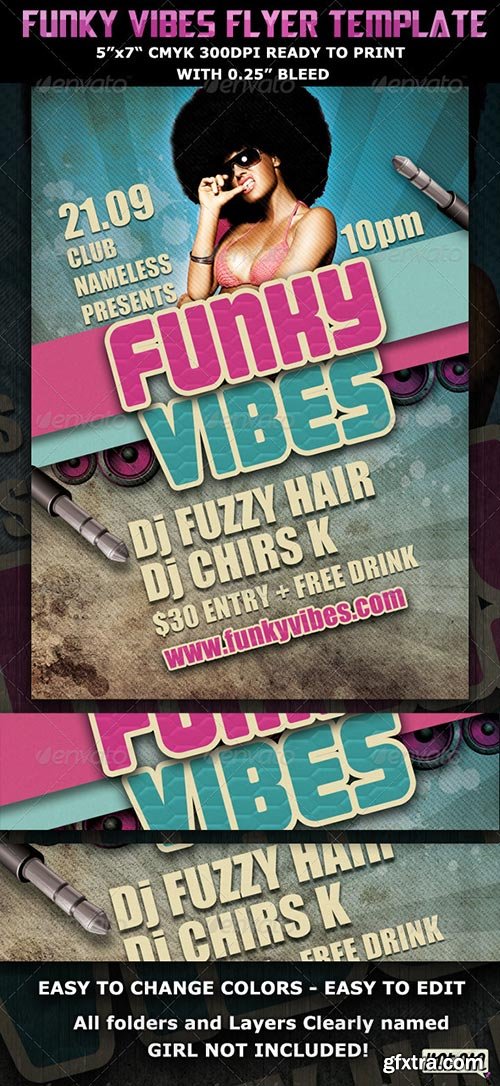 GraphicRiver - Funky Vibes Party Club Flyer Template