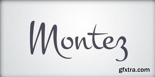 Montez Regular Font