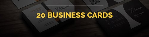Bundle - 20 Business Cards CM 304777