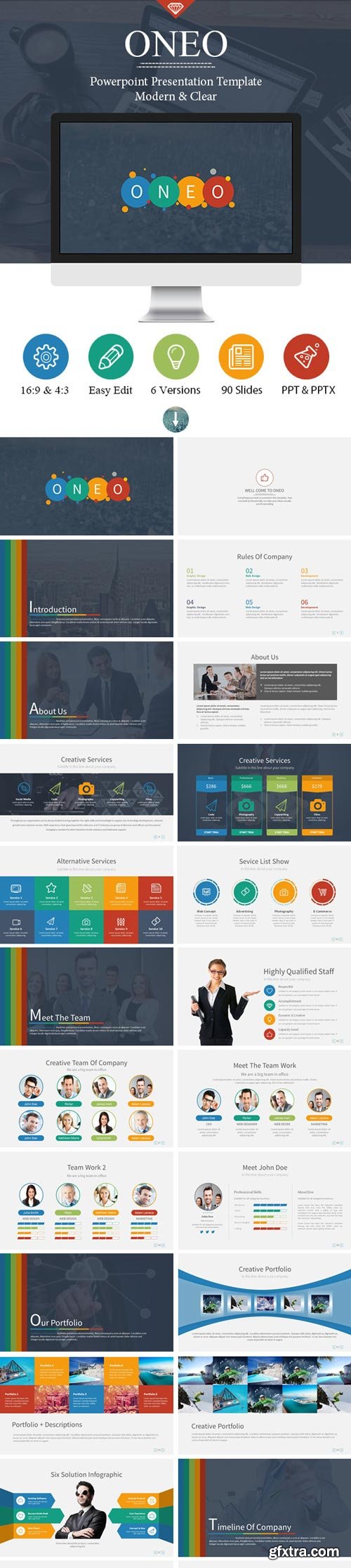 GraphicRiver - Oneo Powerpoint Template - 9954941