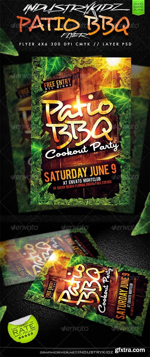 GraphicRiver - Patio BBQ Party Flyer