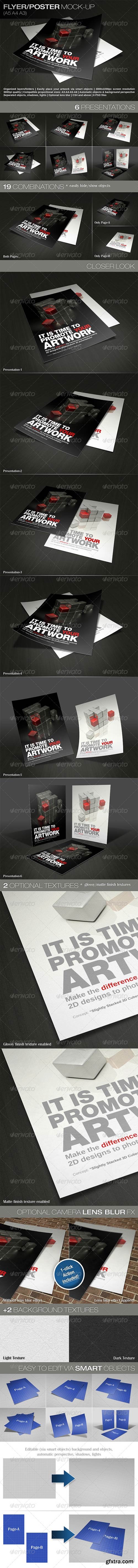 GraphicRiver - Photorealistic Flyer/Poster Mock-Up