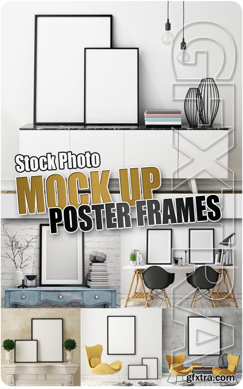Mock up poster frame - UHQ Stock Photo