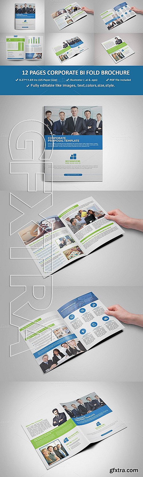 CM - 12 Pages Corporate Brochure Template 306018