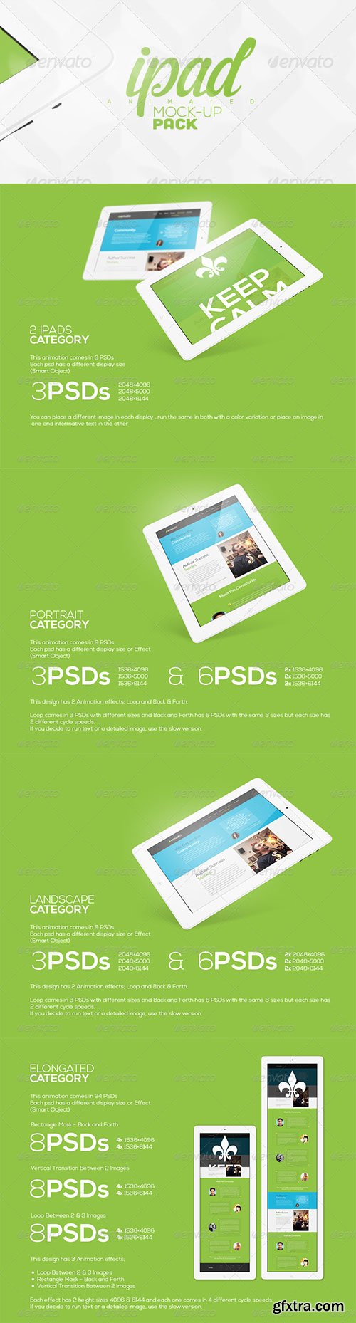 GraphicRiver - Animated Tablet Mock-up Pack