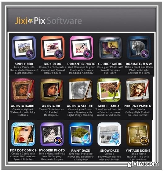 JixiPix Software Premium Pack Bundle 2015 (x86/x64)