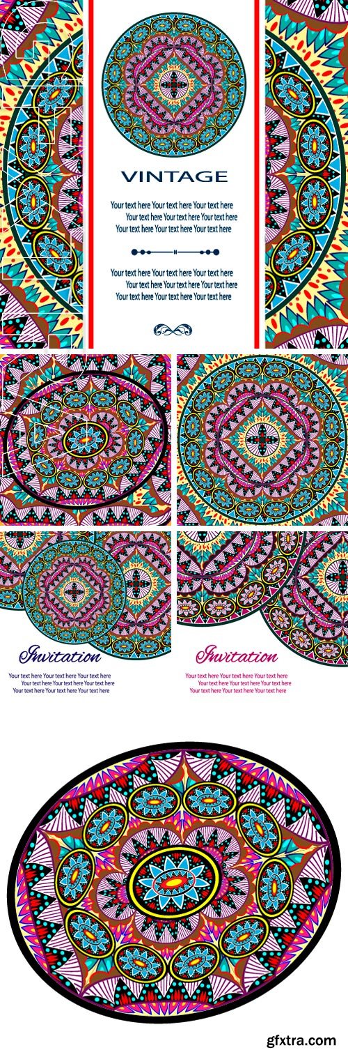 Stock Vectors - Abstract Ethnic Ornate Background For Design