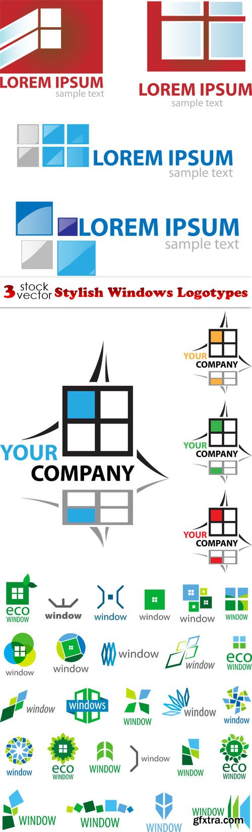 Vectors - Stylish Windows Logotypes
