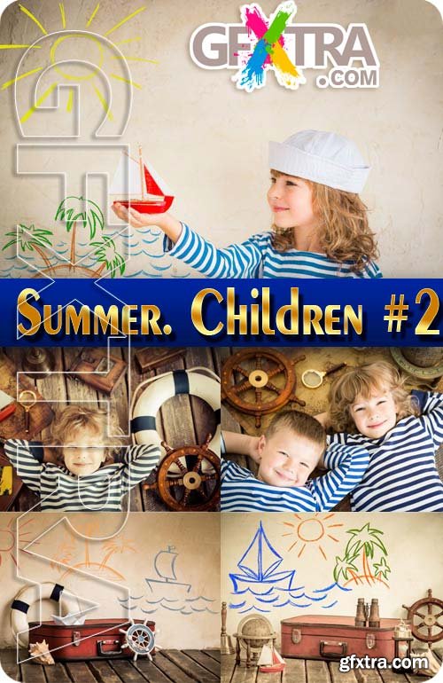 Summer. Children #2 - Stock Photo