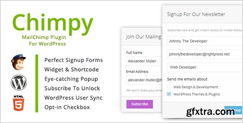 CodeCanyon - Chimpy v2.1.3 - MailChimp WordPress Plugin - 6290216