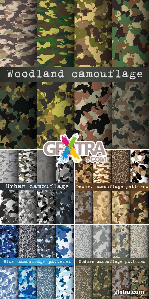 Camouflage Patterns Vector