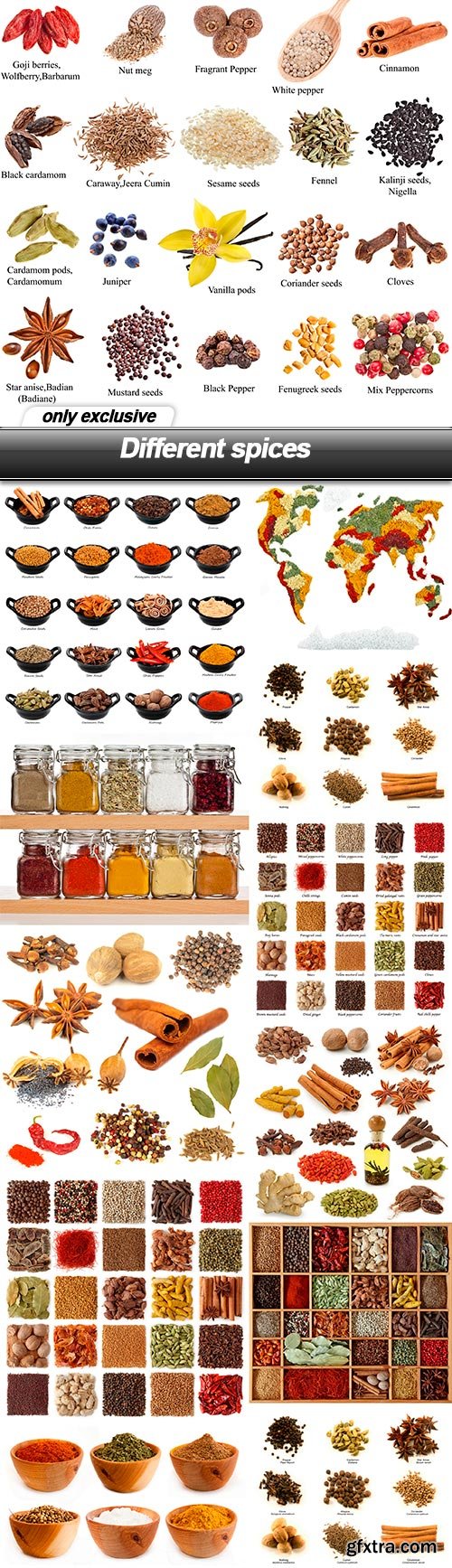 Different spices 2 - 12 UHQ JPEG