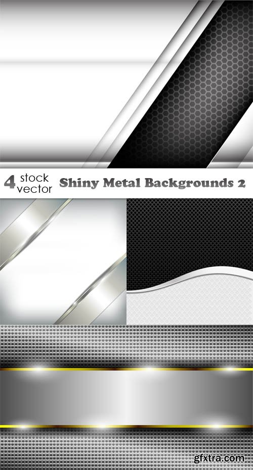 Vectors - Shiny Metal Backgrounds 2