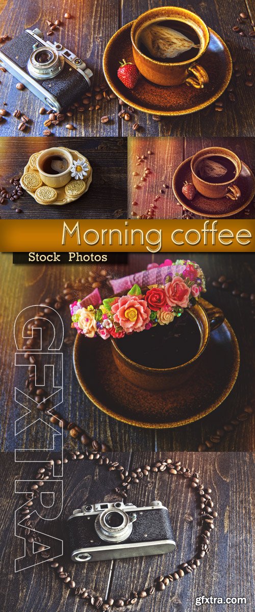 Morning coffee - Stock photo