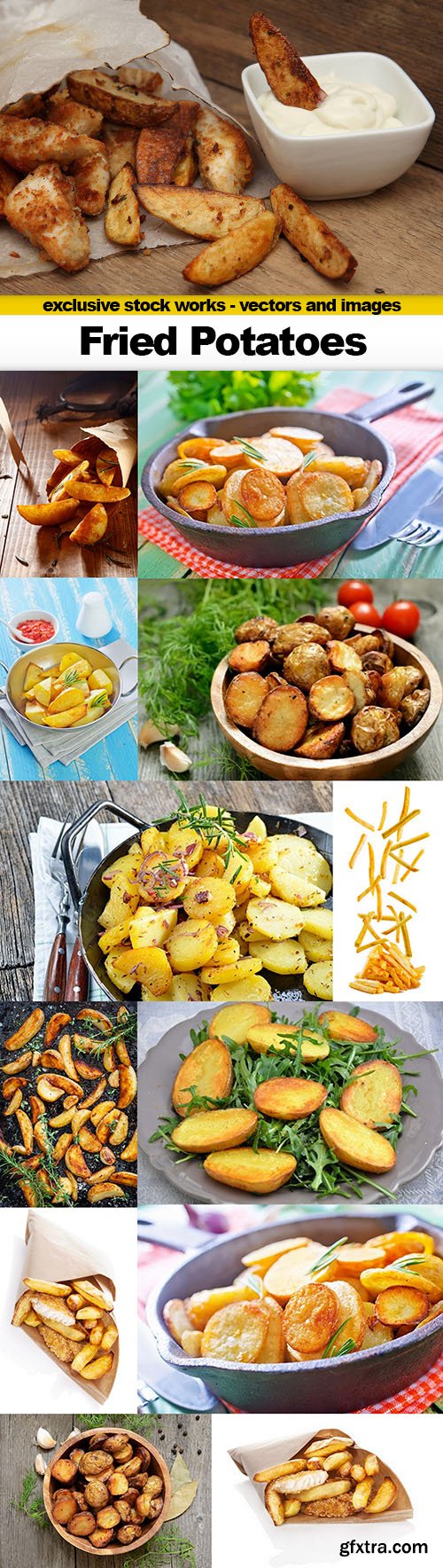 Fried Potatoes - 13x UHQ JPEG