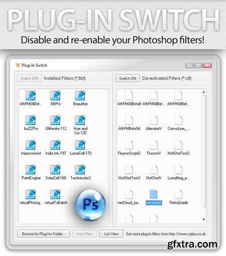 Plug-In Switch 1.3 for Adobe Photoshop