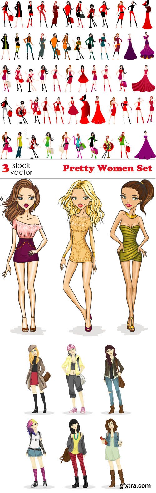 Vectors - Pretty Women Set