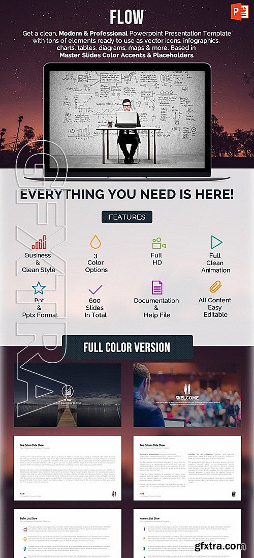 GraphicRiver - Flow Powerpoint 10819285