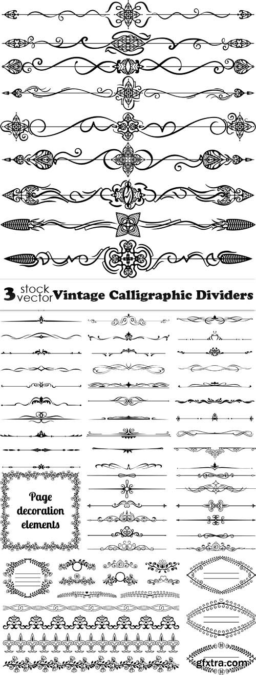 Vectors - Vintage Calligraphic Dividers