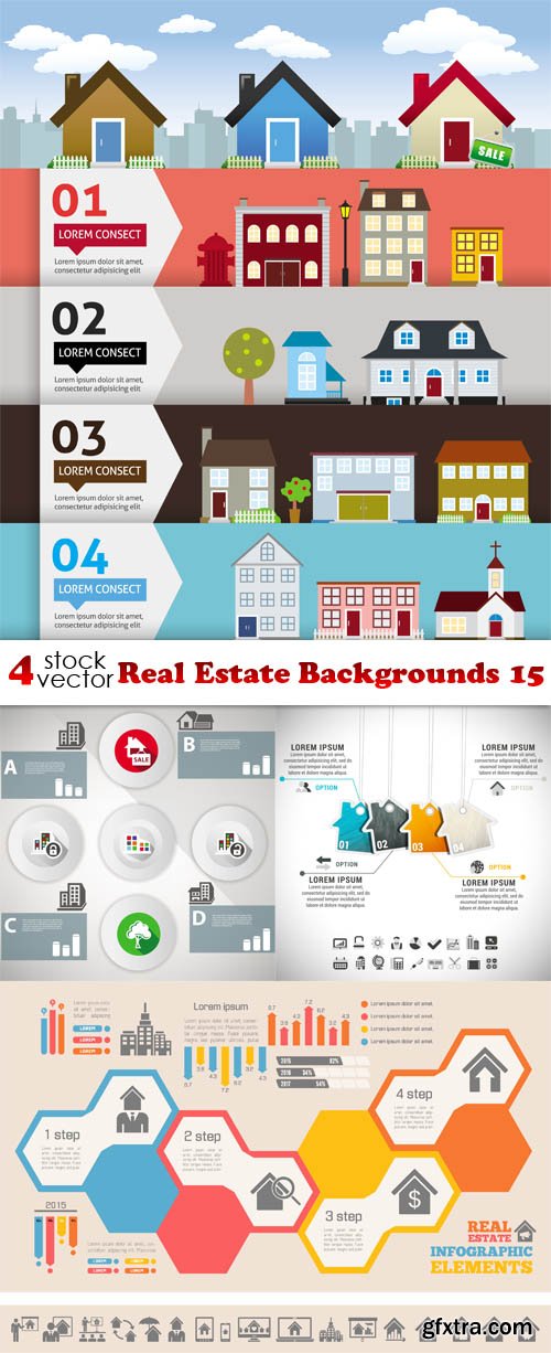 Vectors - Real Estate Backgrounds 15