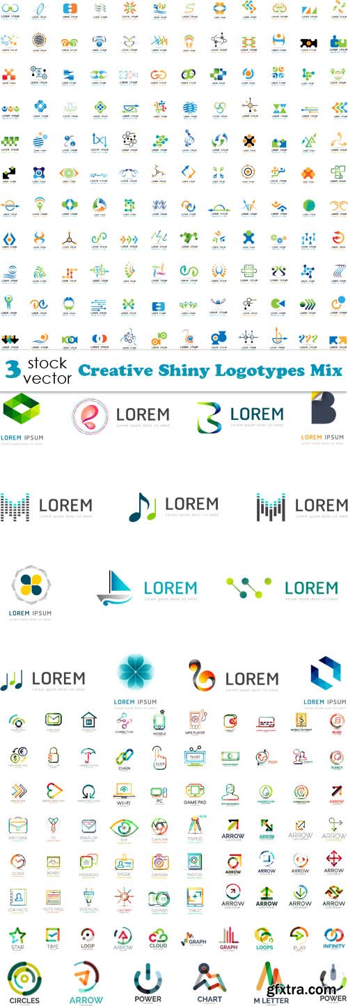 Vectors - Creative Shiny Logotypes Mix