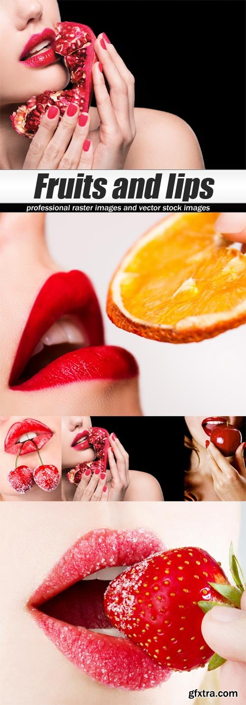 Fruits and lips