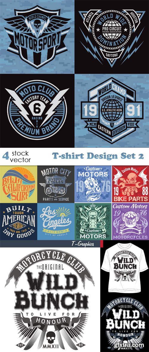 Vectors - T-shirt Design Set 2