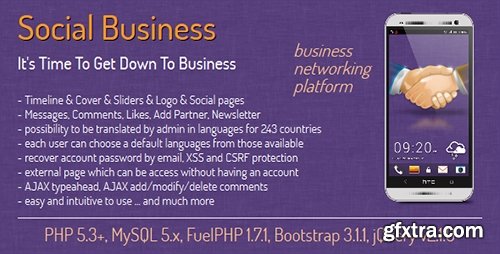 CodeCanyon - Social Business v1.2 - social business networking - 6994093