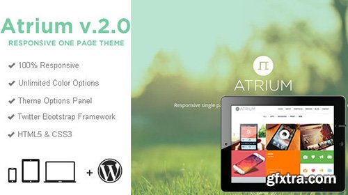 Mojo-Themes - Atrium v2.1.0 - One Page Parallax WordPress Theme