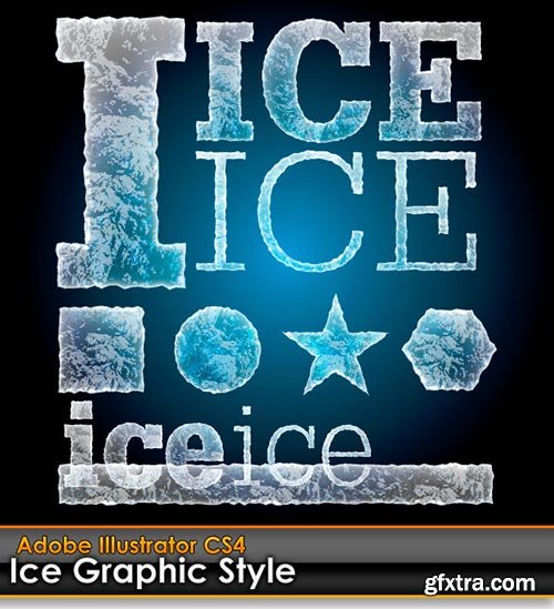 GraphicRiver - Ice Illustrator Graphic Style