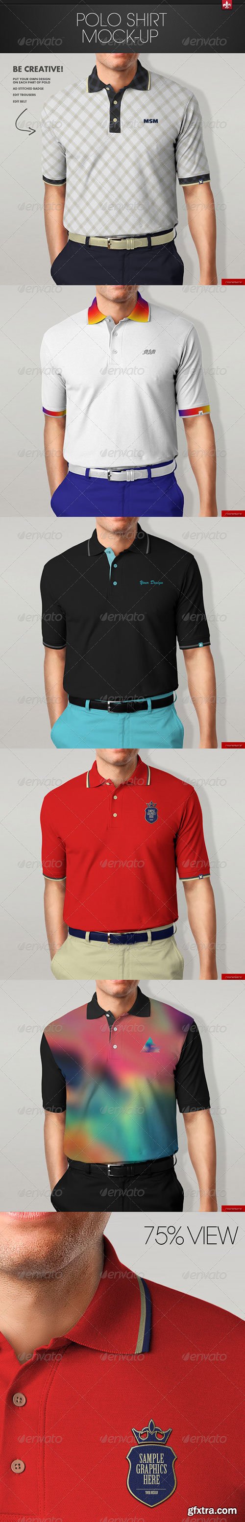 GraphicRiver - Polo Shirt Mock-up 7245899